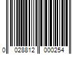 Barcode Image for UPC code 0028812000254