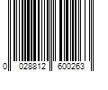 Barcode Image for UPC code 0028812600263