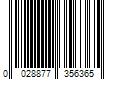 Barcode Image for UPC code 0028877356365