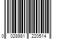 Barcode Image for UPC code 0028981220514