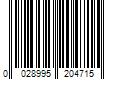 Barcode Image for UPC code 0028995204715