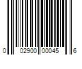 Barcode Image for UPC code 002900000456