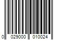 Barcode Image for UPC code 0029000010024