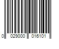 Barcode Image for UPC code 0029000016101