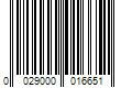 Barcode Image for UPC code 0029000016651