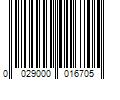 Barcode Image for UPC code 0029000016705