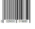 Barcode Image for UPC code 0029000019850