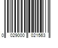 Barcode Image for UPC code 0029000021563