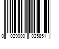 Barcode Image for UPC code 0029000025851