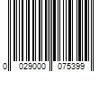 Barcode Image for UPC code 0029000075399