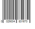 Barcode Image for UPC code 0029004831670