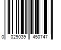 Barcode Image for UPC code 0029039450747