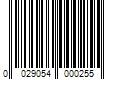 Barcode Image for UPC code 0029054000255