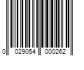 Barcode Image for UPC code 0029054000262