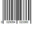 Barcode Image for UPC code 0029054023360