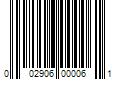 Barcode Image for UPC code 002906000061