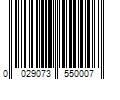 Barcode Image for UPC code 00290735500009