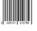 Barcode Image for UPC code 0029101010756