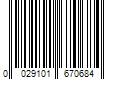 Barcode Image for UPC code 0029101670684