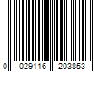 Barcode Image for UPC code 0029116203853