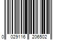 Barcode Image for UPC code 0029116206502