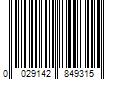 Barcode Image for UPC code 0029142849315