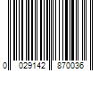 Barcode Image for UPC code 0029142870036