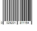 Barcode Image for UPC code 0029201811154