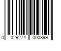 Barcode Image for UPC code 0029274000899