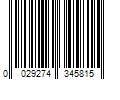 Barcode Image for UPC code 0029274345815