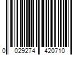 Barcode Image for UPC code 0029274420710