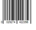 Barcode Image for UPC code 0029274422356