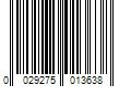 Barcode Image for UPC code 0029275013638