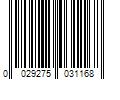 Barcode Image for UPC code 0029275031168