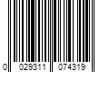 Barcode Image for UPC code 0029311074319