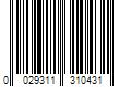 Barcode Image for UPC code 0029311310431