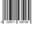 Barcode Image for UPC code 0029311435189