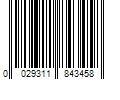 Barcode Image for UPC code 0029311843458