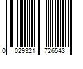 Barcode Image for UPC code 0029321726543