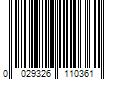 Barcode Image for UPC code 0029326110361