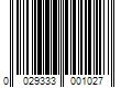 Barcode Image for UPC code 0029333001027