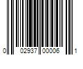 Barcode Image for UPC code 002937000061