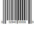 Barcode Image for UPC code 002940000089