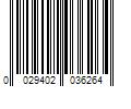 Barcode Image for UPC code 0029402036264