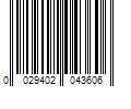 Barcode Image for UPC code 0029402043606