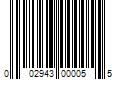 Barcode Image for UPC code 002943000055