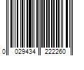 Barcode Image for UPC code 0029434222260