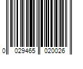 Barcode Image for UPC code 0029465020026