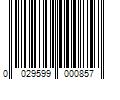 Barcode Image for UPC code 0029599000857