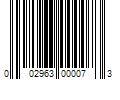 Barcode Image for UPC code 002963000073